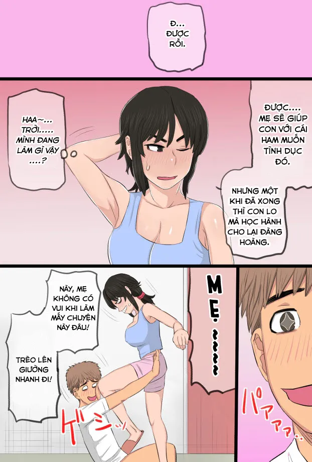 HentaiVN.net - Ảnh 10 - Thằng con 50 sắc thái và bà mẹ 35 tuổi thơm ngon [35-sai no Ore no Kaa-chan ga Seiteki Sugite Oni Tsurai!!!!!] - Chap 1