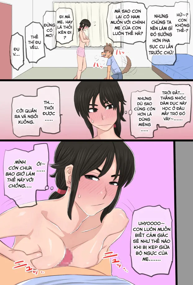 HentaiVN.net - Ảnh 16 - Thằng con 50 sắc thái và bà mẹ 35 tuổi thơm ngon [35-sai no Ore no Kaa-chan ga Seiteki Sugite Oni Tsurai!!!!!] - Chap 1