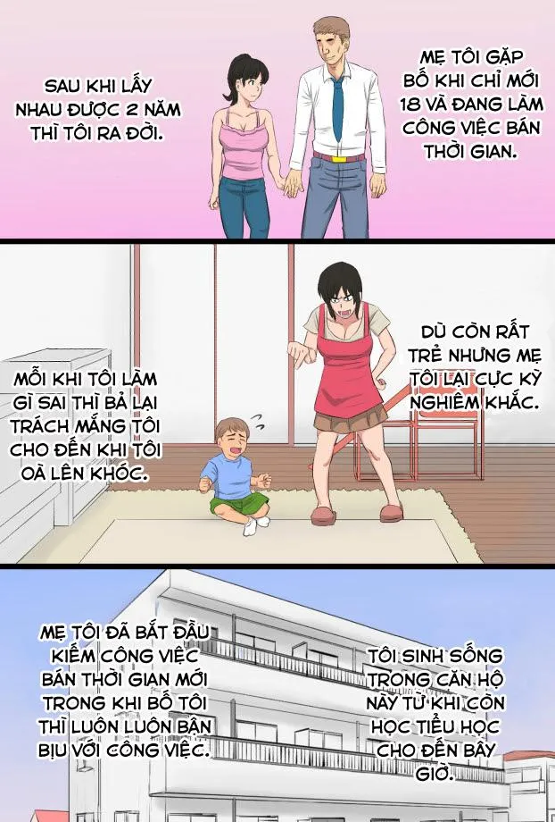 HentaiVN.net - Ảnh 5 - Thằng con 50 sắc thái và bà mẹ 35 tuổi thơm ngon [35-sai no Ore no Kaa-chan ga Seiteki Sugite Oni Tsurai!!!!!] - Chap 1