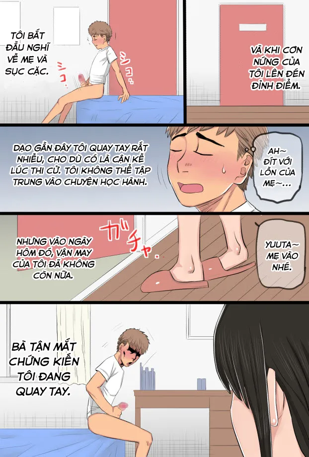 HentaiVN.net - Ảnh 7 - Thằng con 50 sắc thái và bà mẹ 35 tuổi thơm ngon [35-sai no Ore no Kaa-chan ga Seiteki Sugite Oni Tsurai!!!!!] - Chap 1