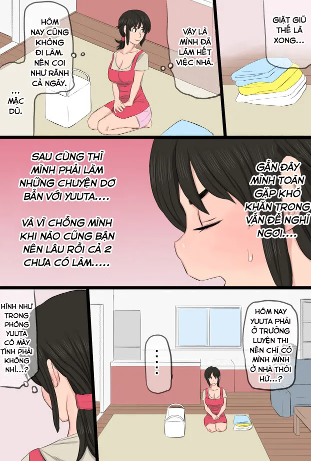 HentaiVN.net - Ảnh 3 - Thằng con 50 sắc thái và bà mẹ 35 tuổi thơm ngon [35-sai no Ore no Kaa-chan ga Seiteki Sugite Oni Tsurai!!!!!] - Chap 2