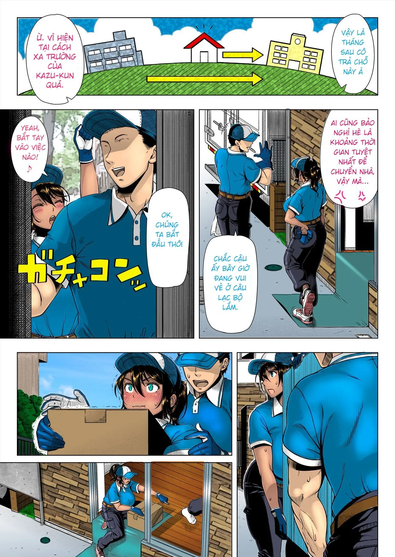 HentaiVN.net - Ảnh 5 - Delivery Sex (Bản Full color) [デリバリーセックス] - Oneshot