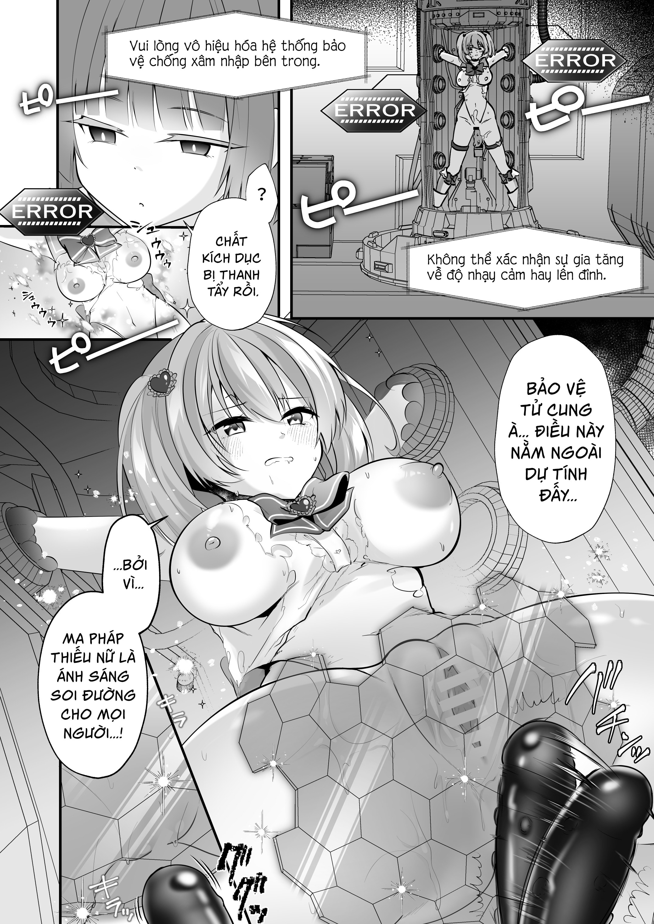 HentaiVN.net - Ảnh 16 - Phòng thí nghiệm huấn luyện ma pháp thiếu nữ sa đoạ - Oneshot