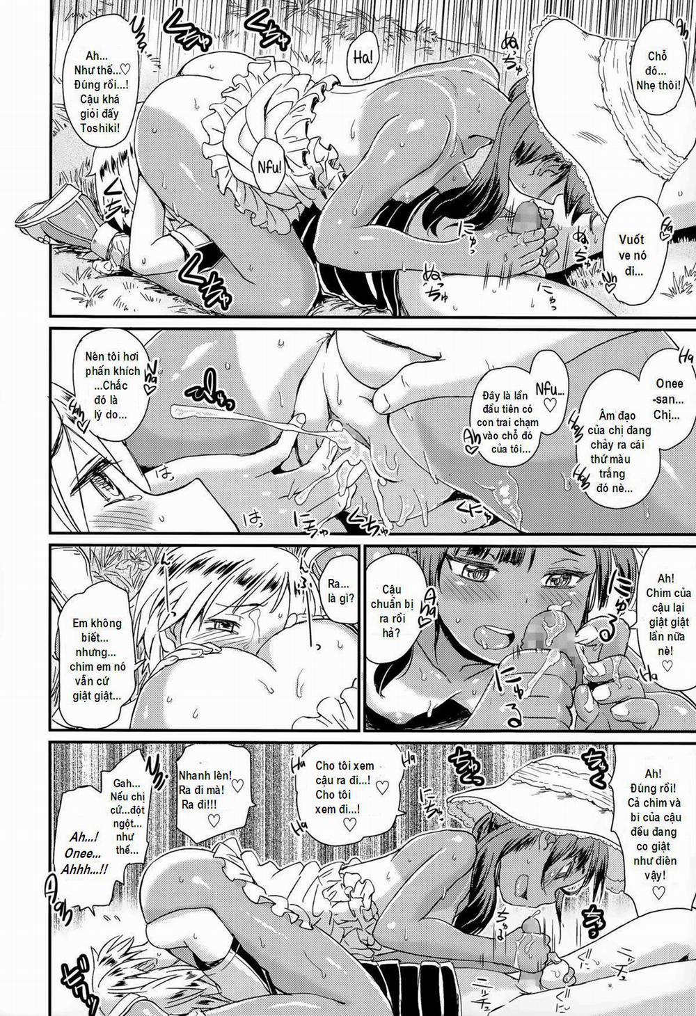 HentaiVN.net - Ảnh 14 - [Loli+Shota] Sự Cố Trong Lúc Làm Bài Tập Hè [Jiyuukenkyuu; Independent Research] - Oneshot