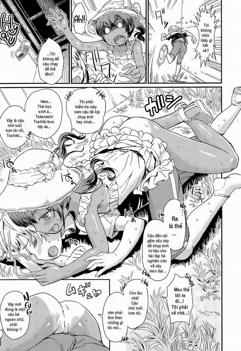 HentaiVN.net - Ảnh 3 - [Loli+Shota] Sự Cố Trong Lúc Làm Bài Tập Hè [Jiyuukenkyuu; Independent Research] - Oneshot