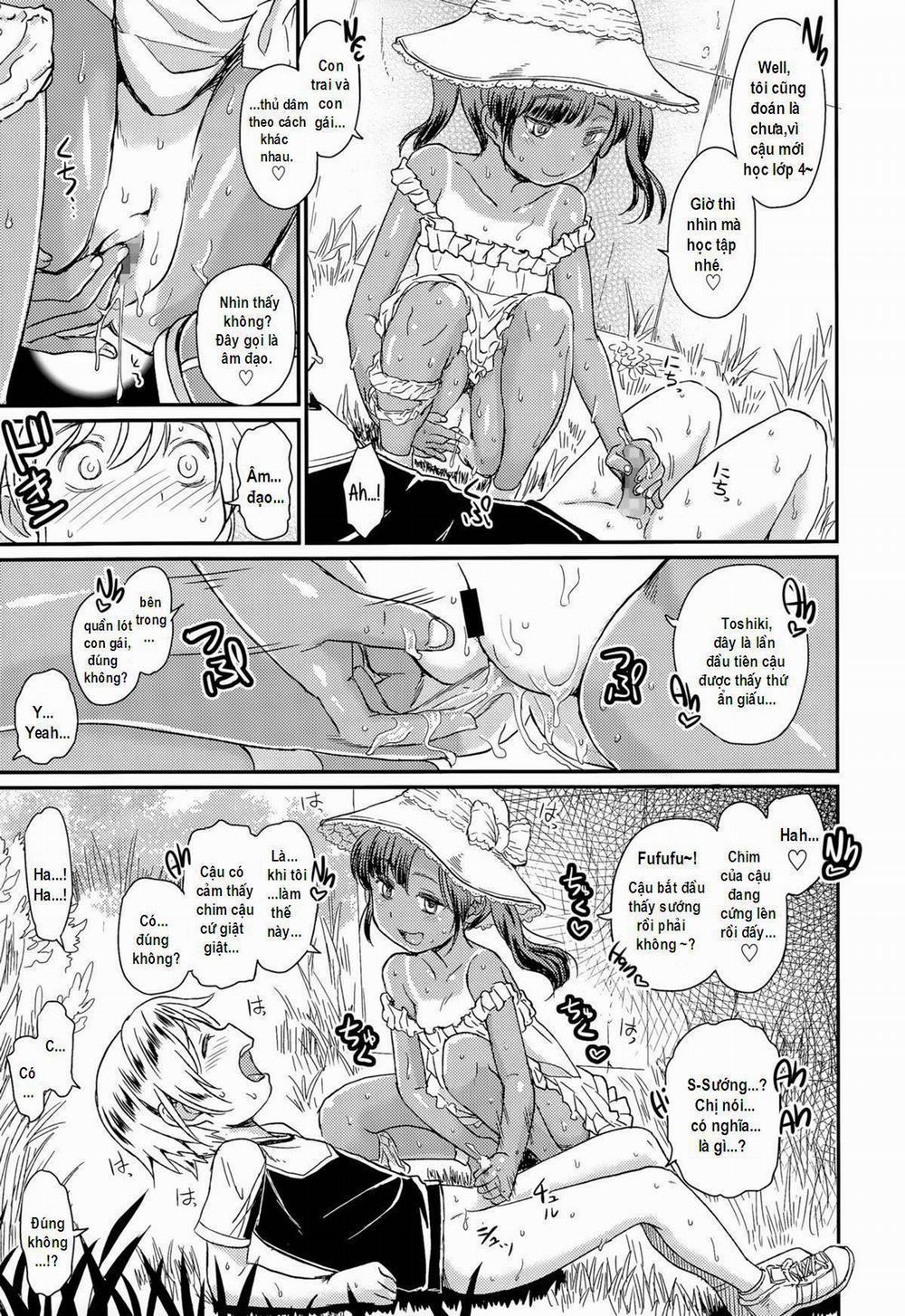HentaiVN.net - Ảnh 7 - [Loli+Shota] Sự Cố Trong Lúc Làm Bài Tập Hè [Jiyuukenkyuu; Independent Research] - Oneshot
