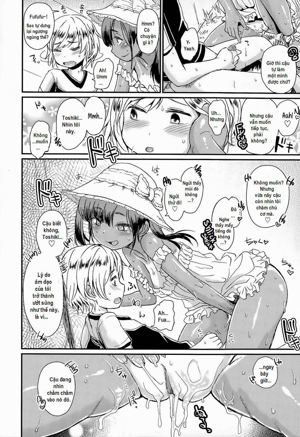 HentaiVN.net - Ảnh 8 - [Loli+Shota] Sự Cố Trong Lúc Làm Bài Tập Hè [Jiyuukenkyuu; Independent Research] - Oneshot