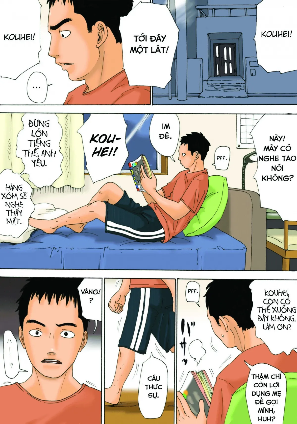 HentaiVN.net - Ảnh 4 - Mẹ tôi là phò công cộng [Ore no Kaa-san wa Oyaji no Onna ; My Mom Is My Father's Woman] - Oneshot