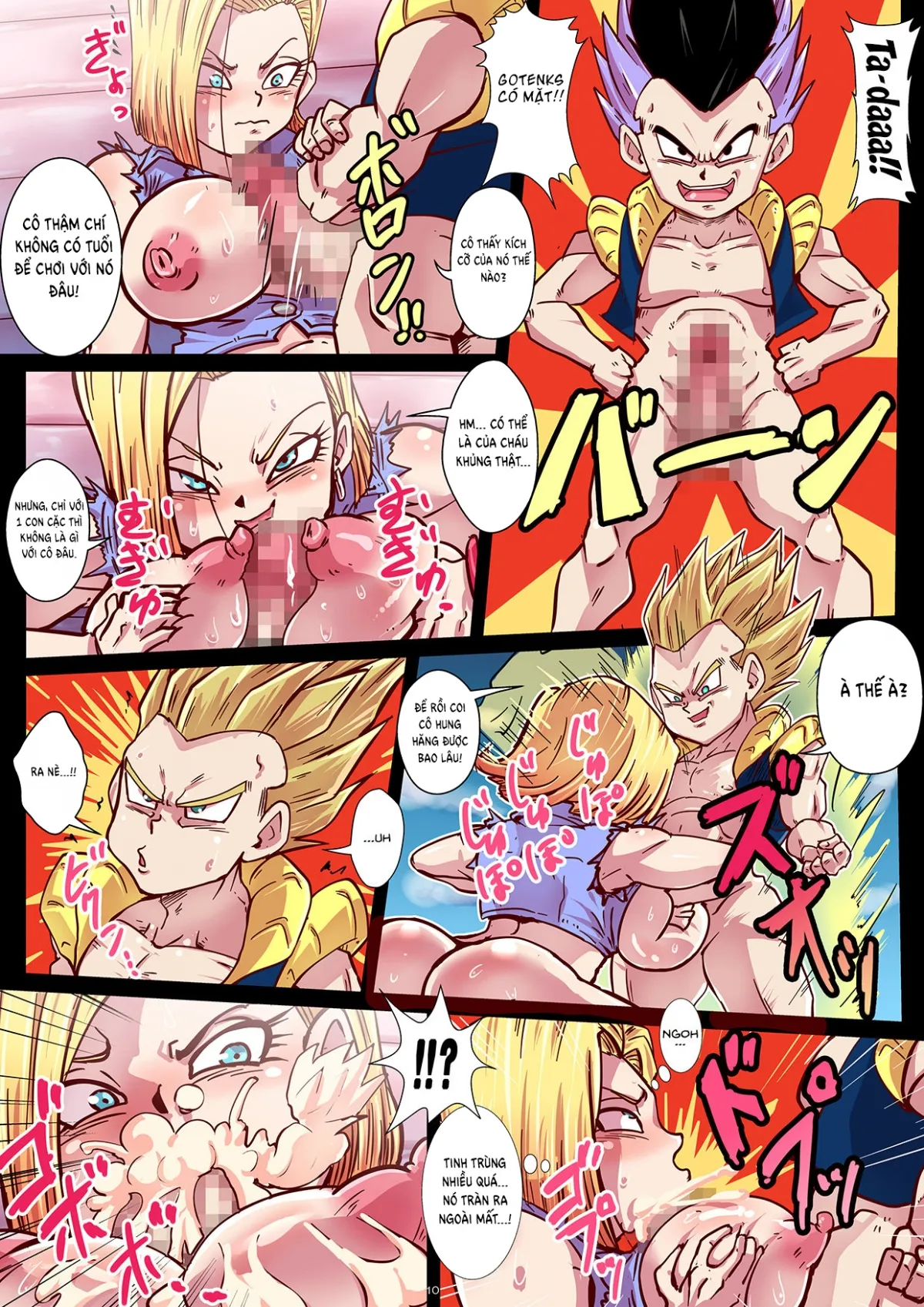 HentaiVN.net - Ảnh 11 - Số 18 và những người bạn [Chou Gekiroku! Shasei no Shunkan! Jinzou Ningen 24-ji! (Dragon Ball)] - Oneshot