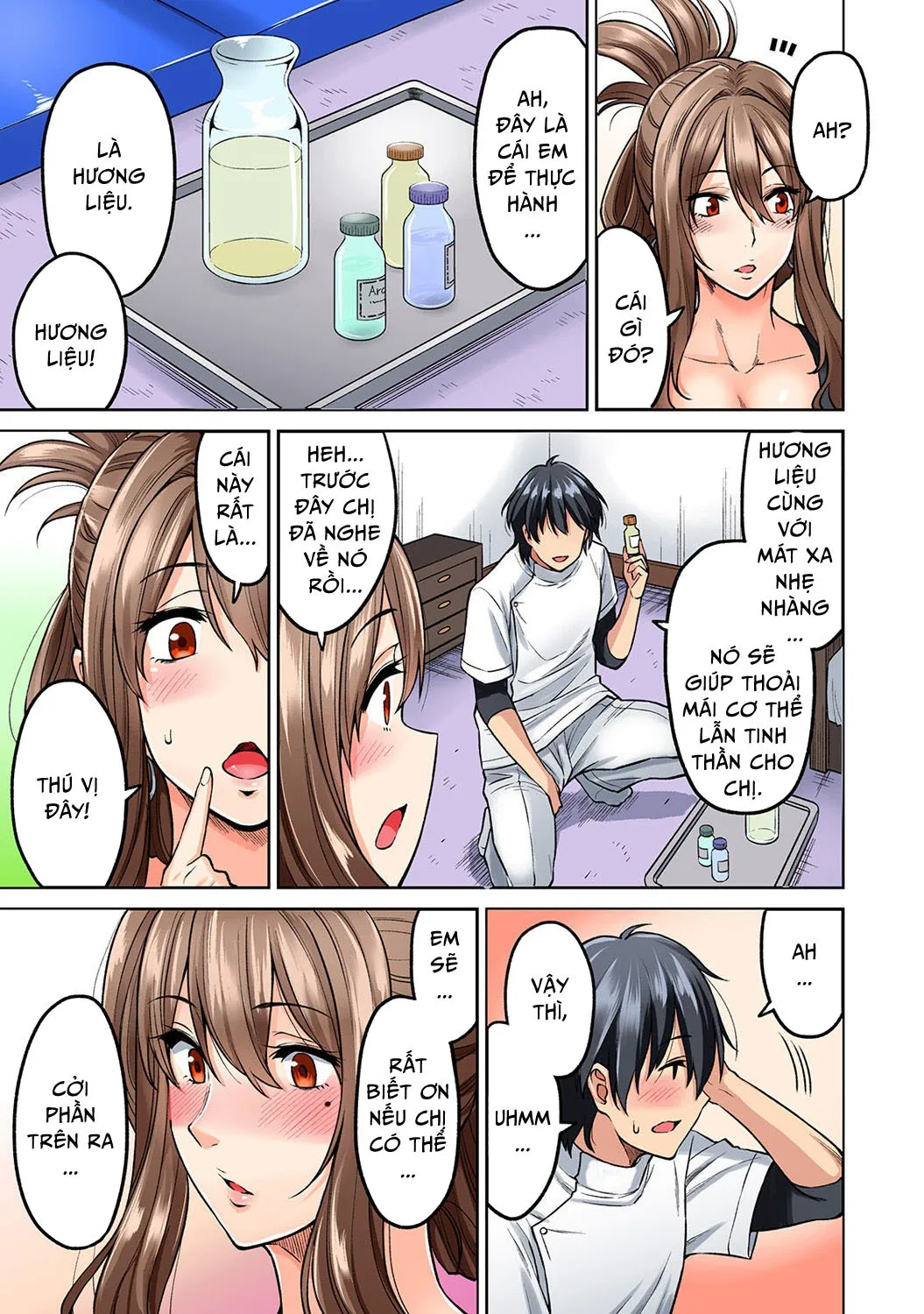 HentaiVN.net - Ảnh 11 - Hatsujou Munmun Massage! - Chap 2