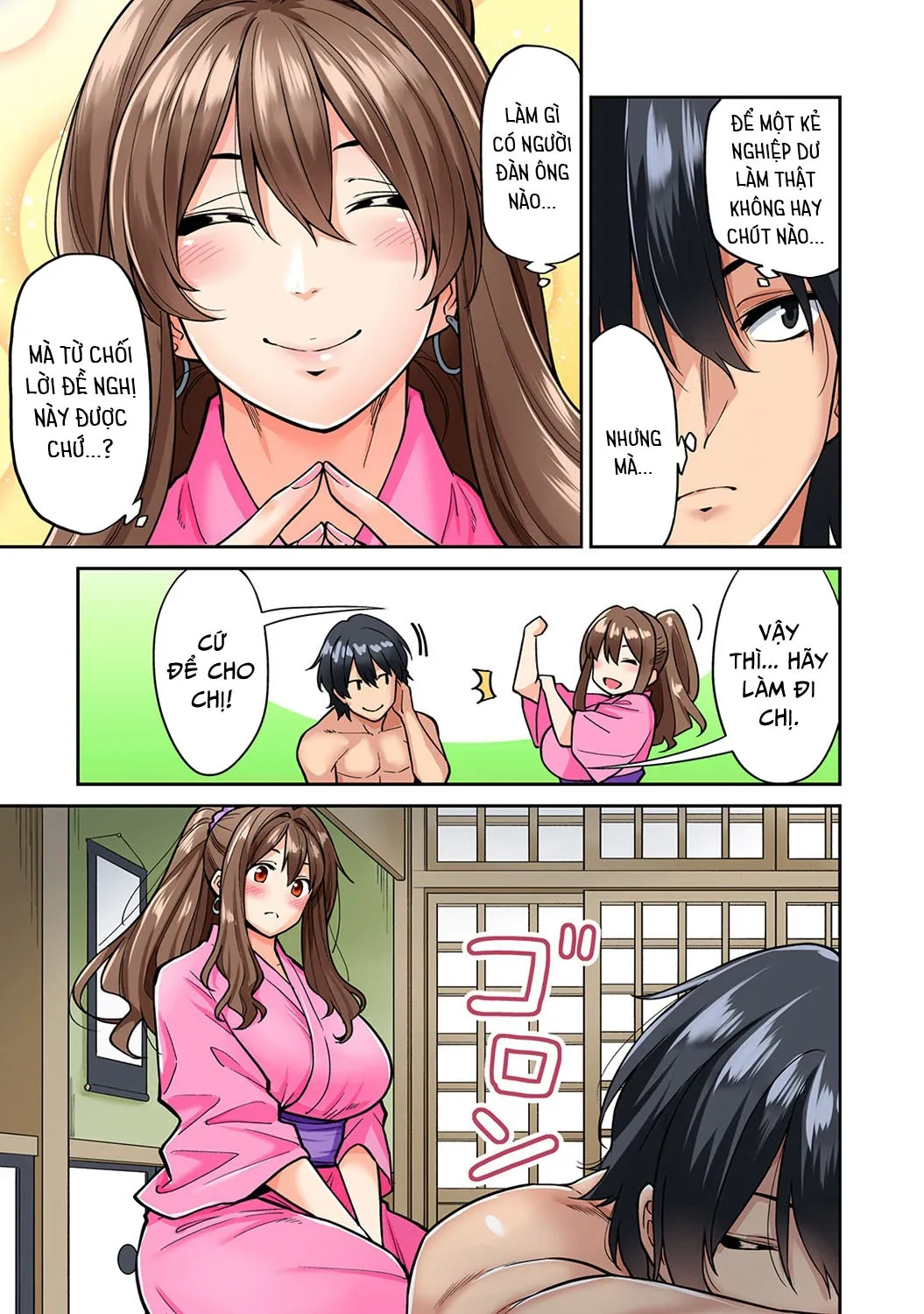 HentaiVN.net - Ảnh 10 - Hatsujou Munmun Massage! - Chap 4