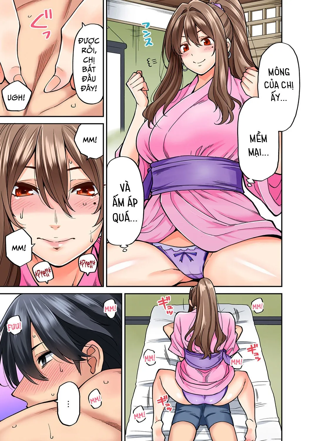 HentaiVN.net - Ảnh 12 - Hatsujou Munmun Massage! - Chap 4