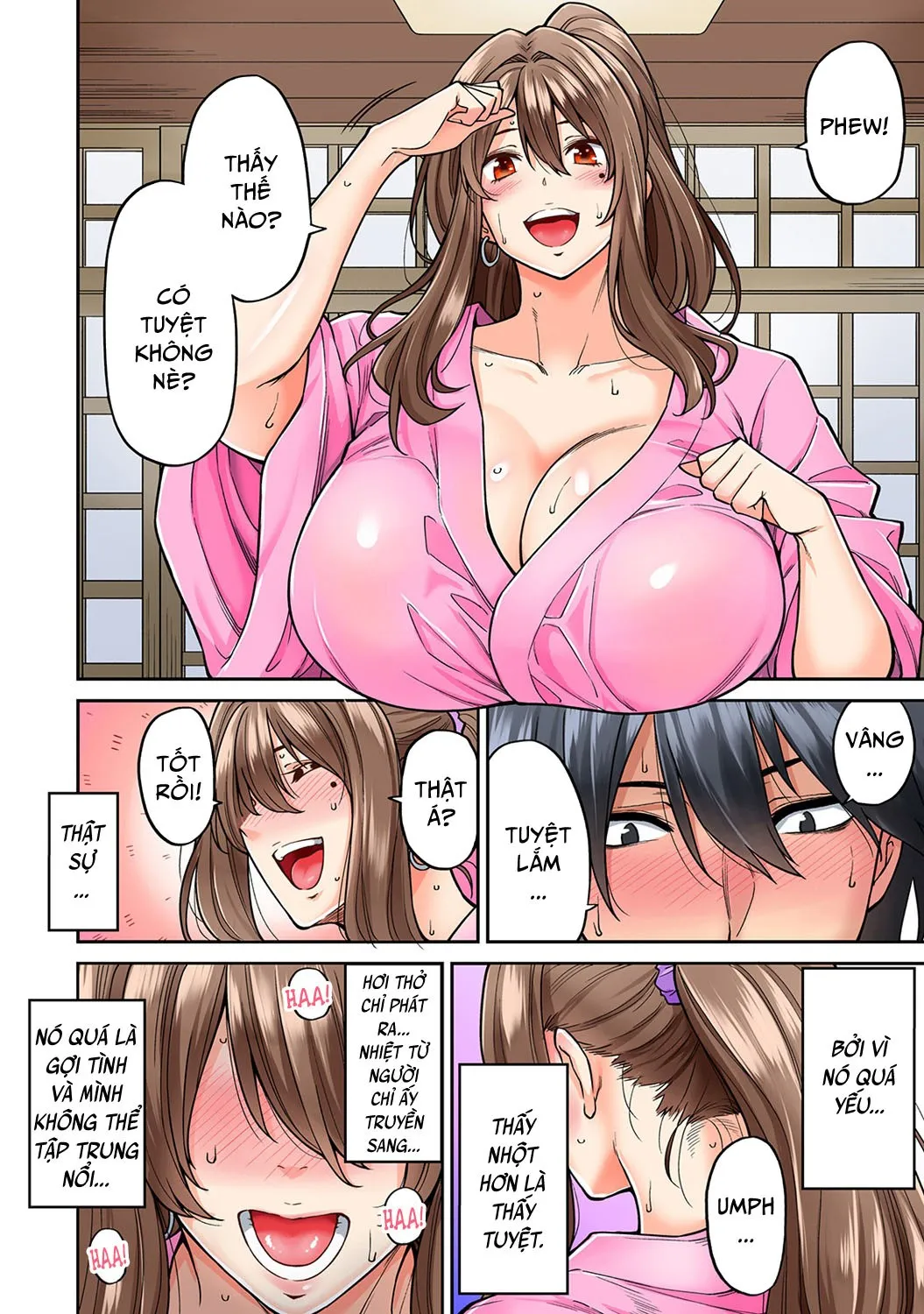 HentaiVN.net - Ảnh 13 - Hatsujou Munmun Massage! - Chap 4