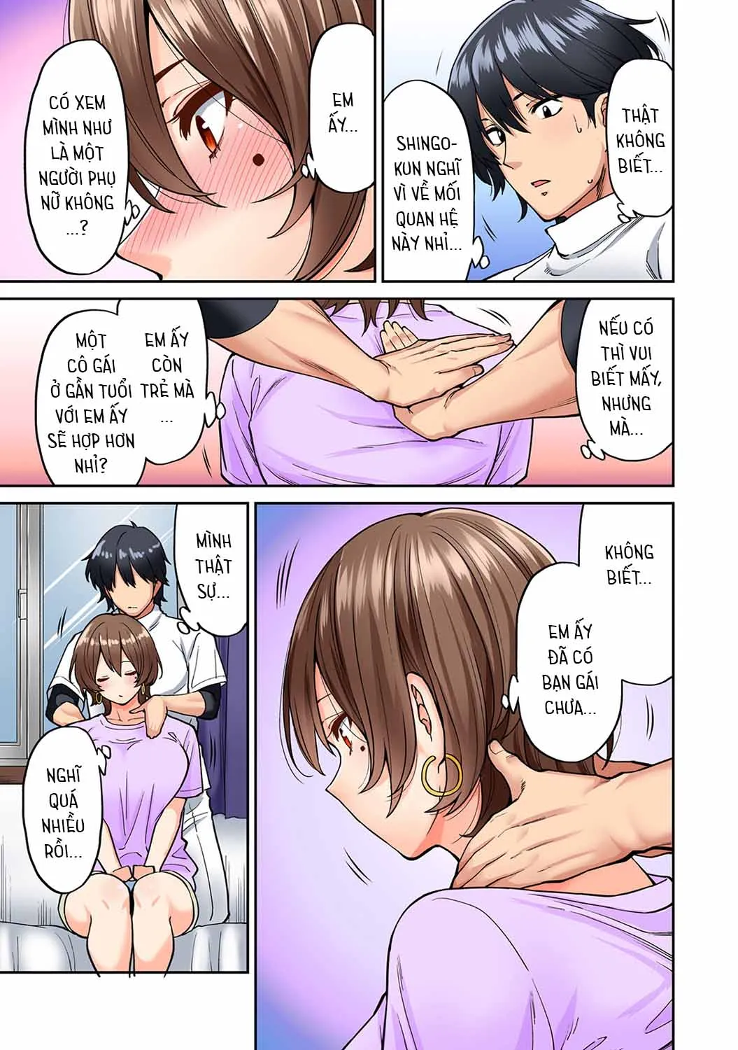 HentaiVN.net - Ảnh 4 - Hatsujou Munmun Massage! - Chap 6