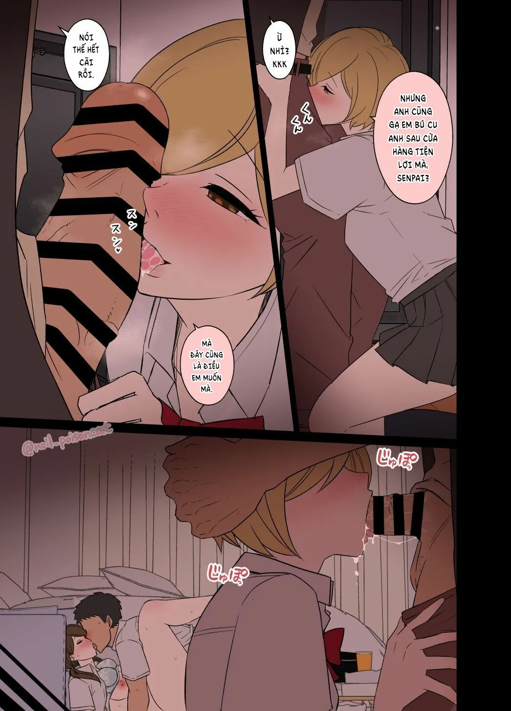 HentaiVN.net - Ảnh 5 - Làm chuyện xấu xa với hai em nữ sinh say xỉn [Senpai no ie de deisui shita onnanokotachi no hanashi] - Oneshot