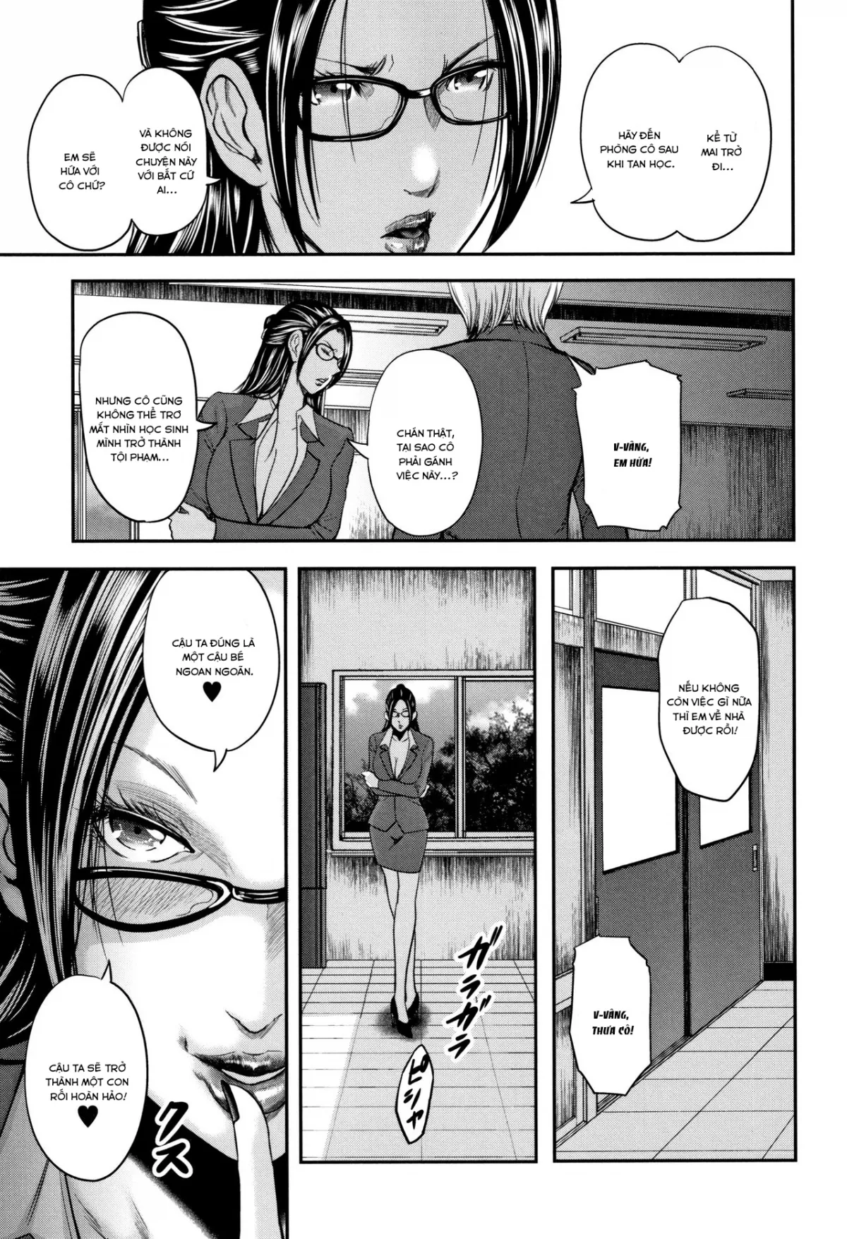 HentaiVN.net - Ảnh 14 - Sensei, mẹ thằng bạn và tôi [Boku to Sensei to Tomodachi no Mama] - Chap 1