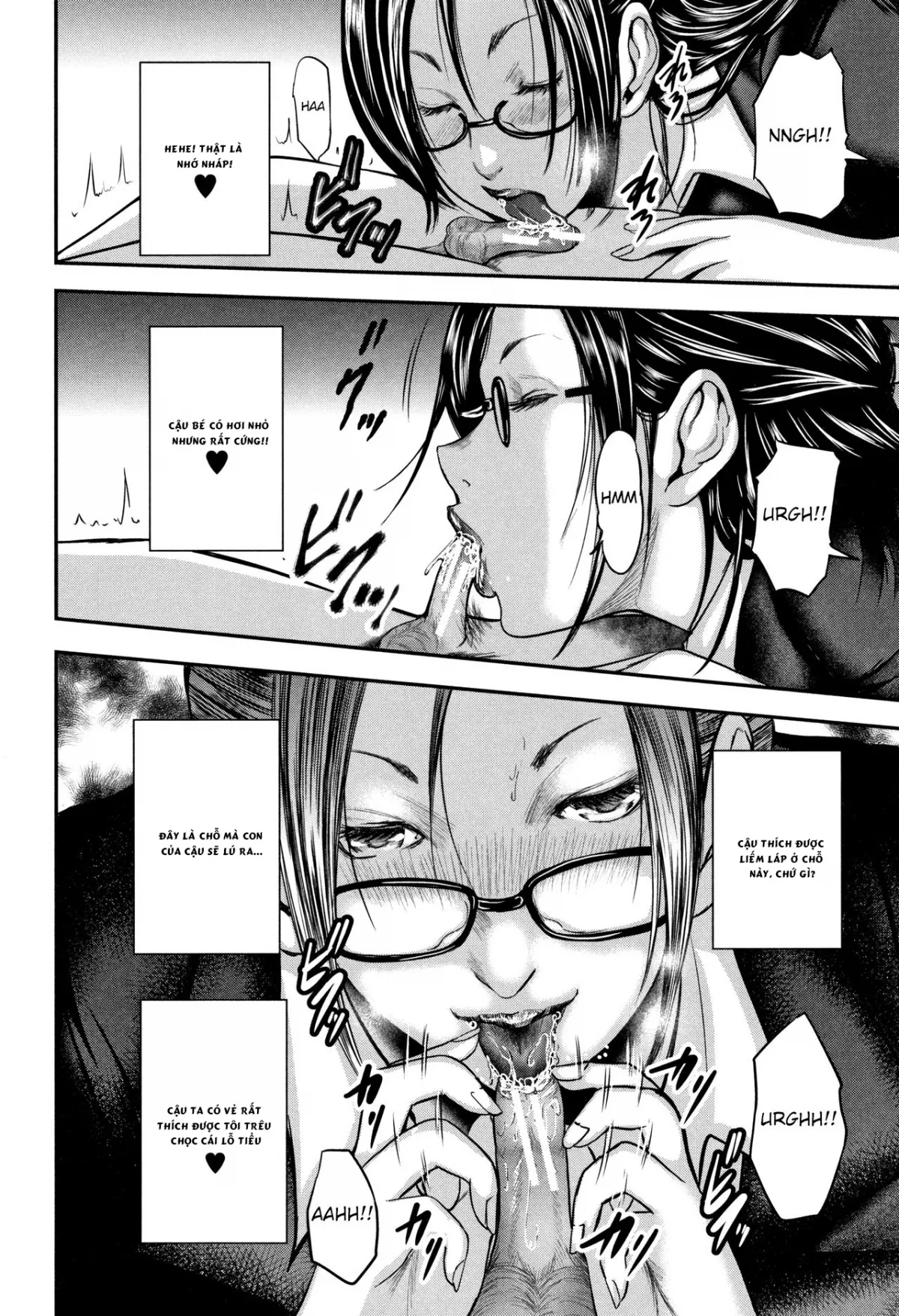 HentaiVN.net - Ảnh 23 - Sensei, mẹ thằng bạn và tôi [Boku to Sensei to Tomodachi no Mama] - Chap 1