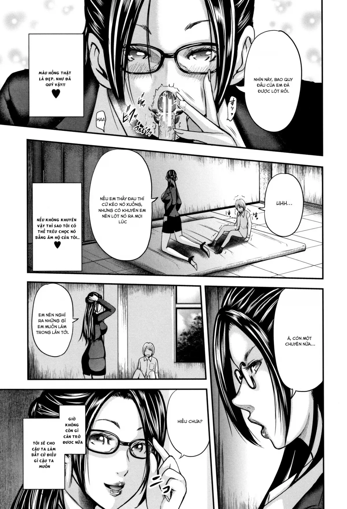 HentaiVN.net - Ảnh 26 - Sensei, mẹ thằng bạn và tôi [Boku to Sensei to Tomodachi no Mama] - Chap 1