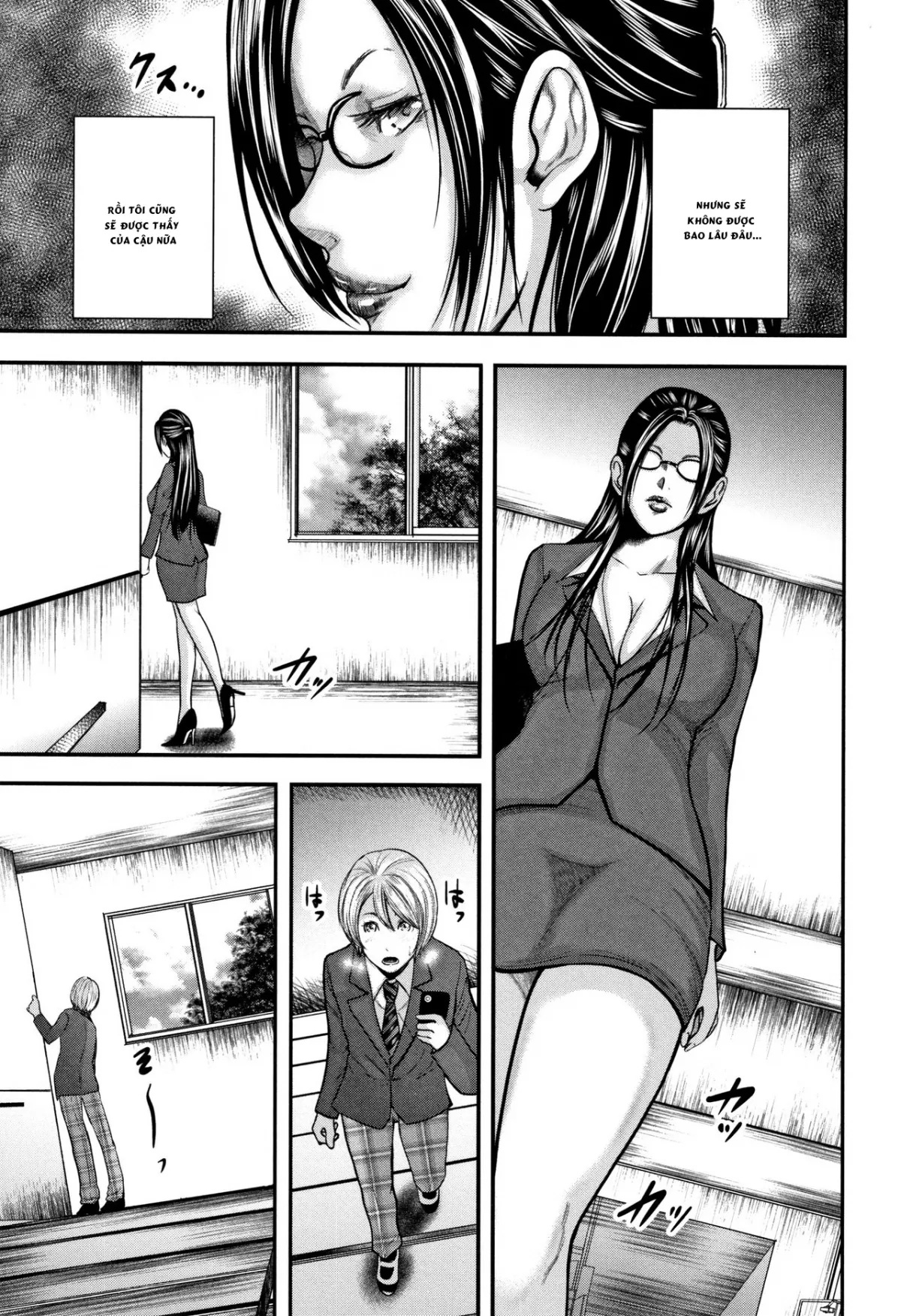 HentaiVN.net - Ảnh 4 - Sensei, mẹ thằng bạn và tôi [Boku to Sensei to Tomodachi no Mama] - Chap 1