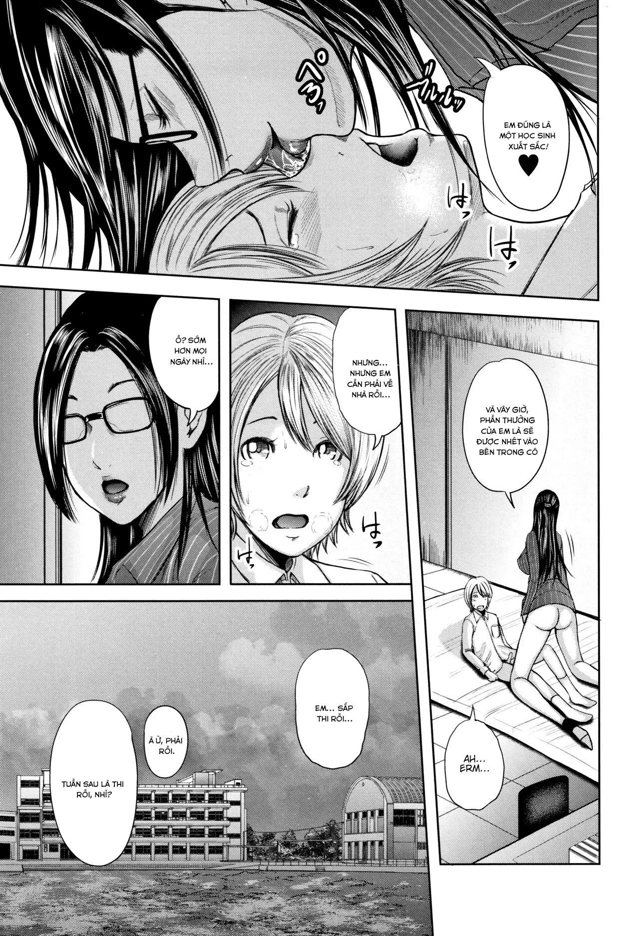 HentaiVN.net - Ảnh 6 - Sensei, mẹ thằng bạn và tôi [Boku to Sensei to Tomodachi no Mama] - Chap 2