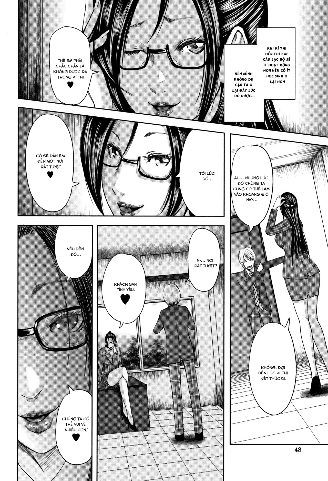 HentaiVN.net - Ảnh 7 - Sensei, mẹ thằng bạn và tôi [Boku to Sensei to Tomodachi no Mama] - Chap 2