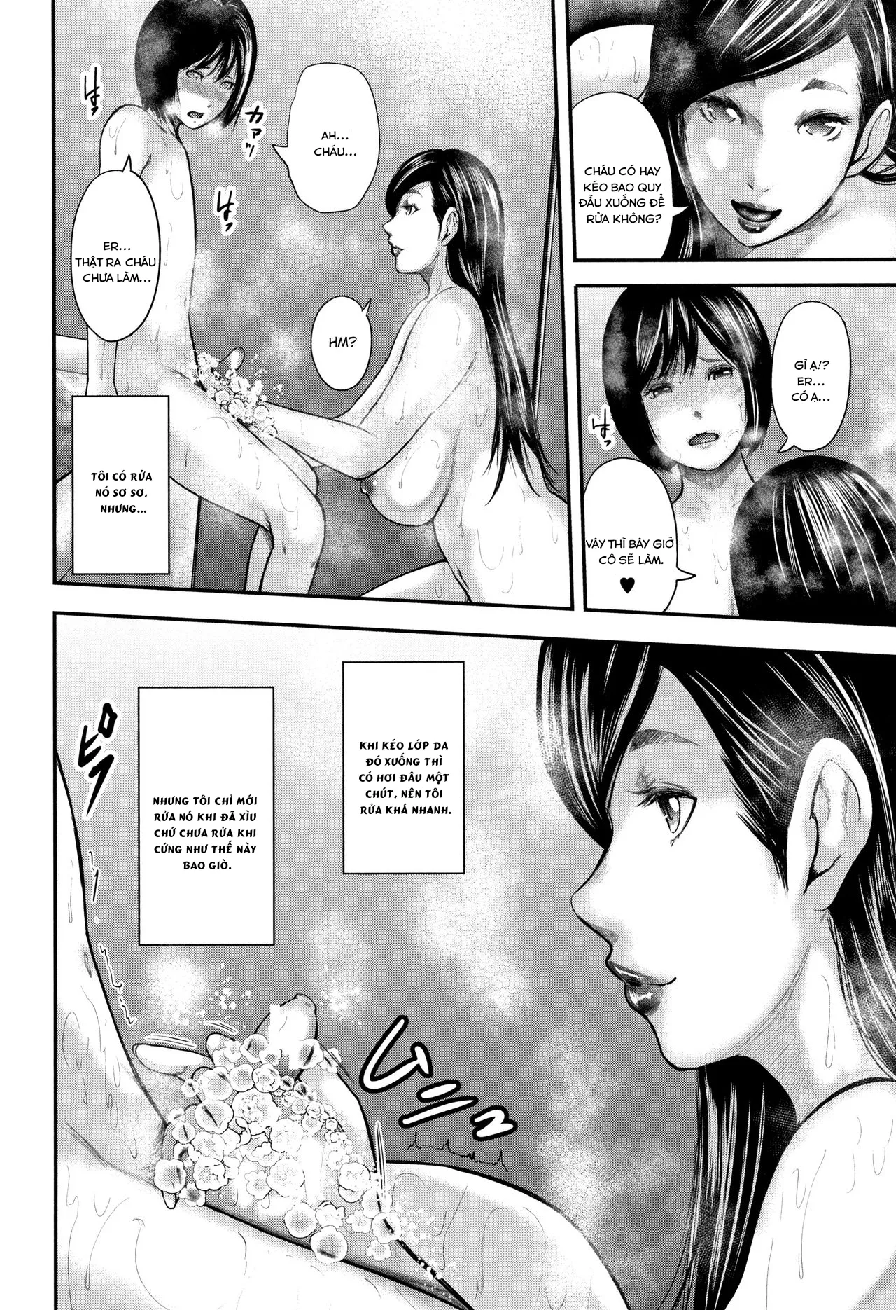 HentaiVN.net - Ảnh 19 - Sensei, mẹ thằng bạn và tôi [Boku to Sensei to Tomodachi no Mama] - Chap 3