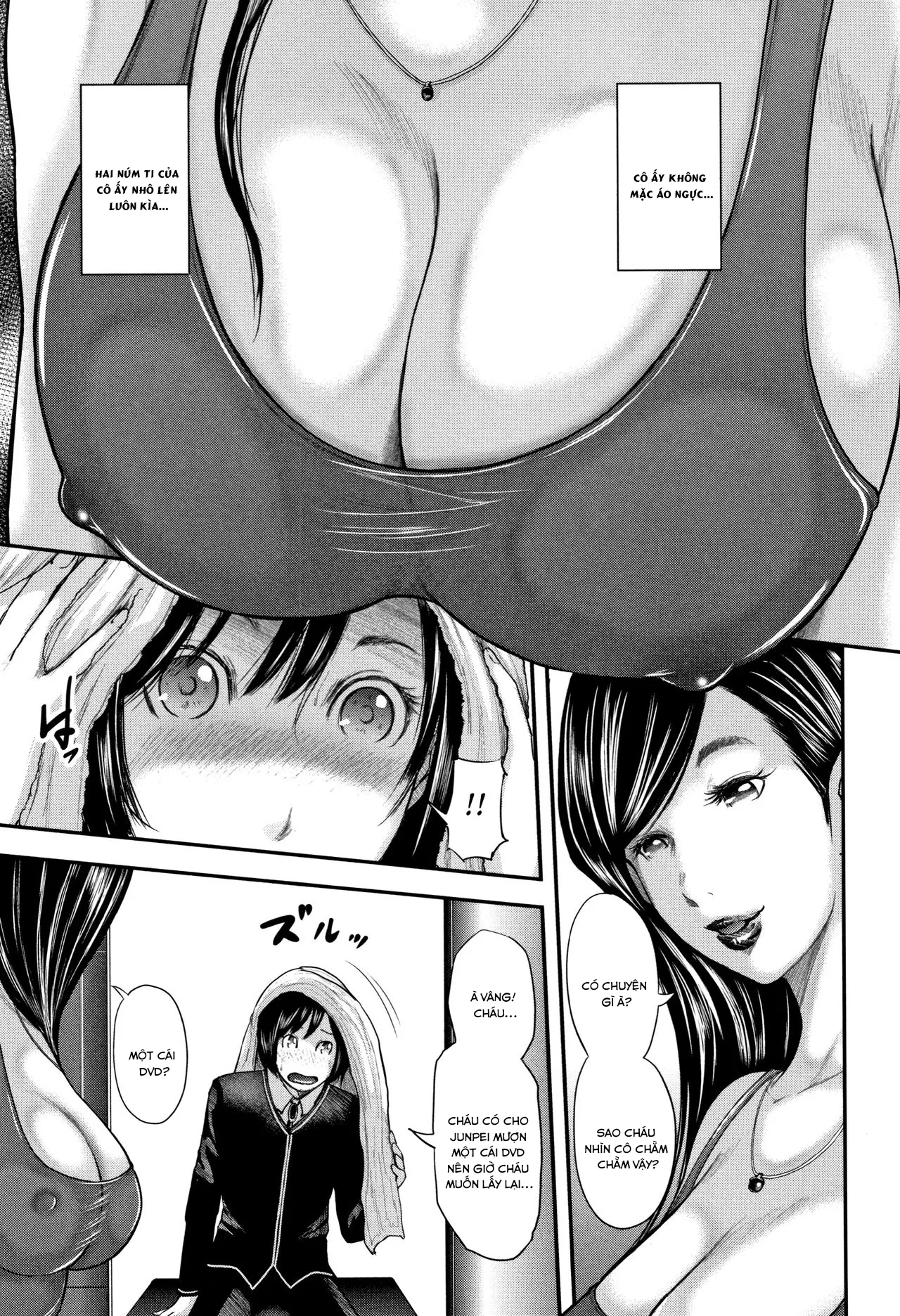 HentaiVN.net - Ảnh 8 - Sensei, mẹ thằng bạn và tôi [Boku to Sensei to Tomodachi no Mama] - Chap 3
