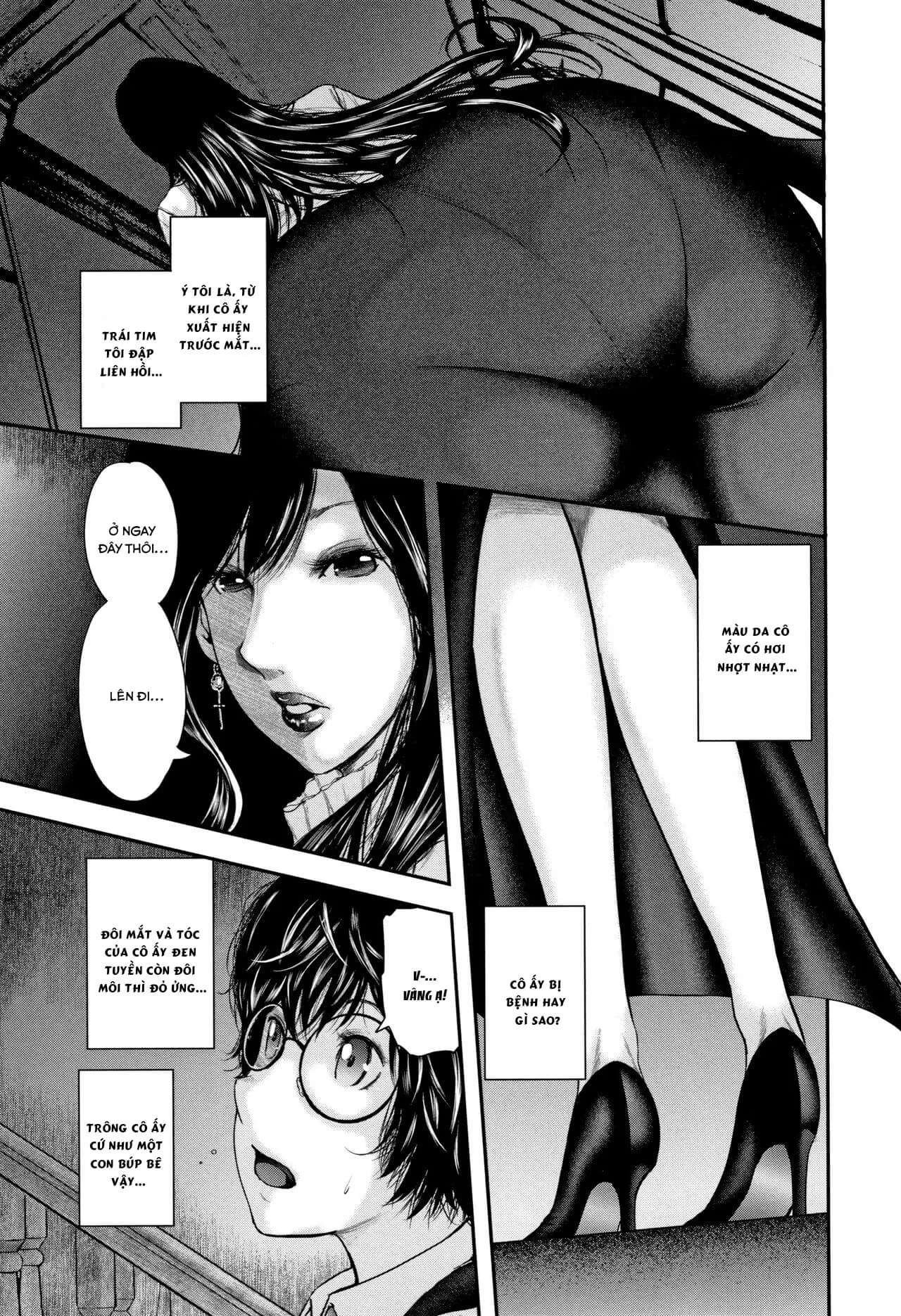 HentaiVN.net - Ảnh 10 - Sensei, mẹ thằng bạn và tôi [Boku to Sensei to Tomodachi no Mama] - Chap 5