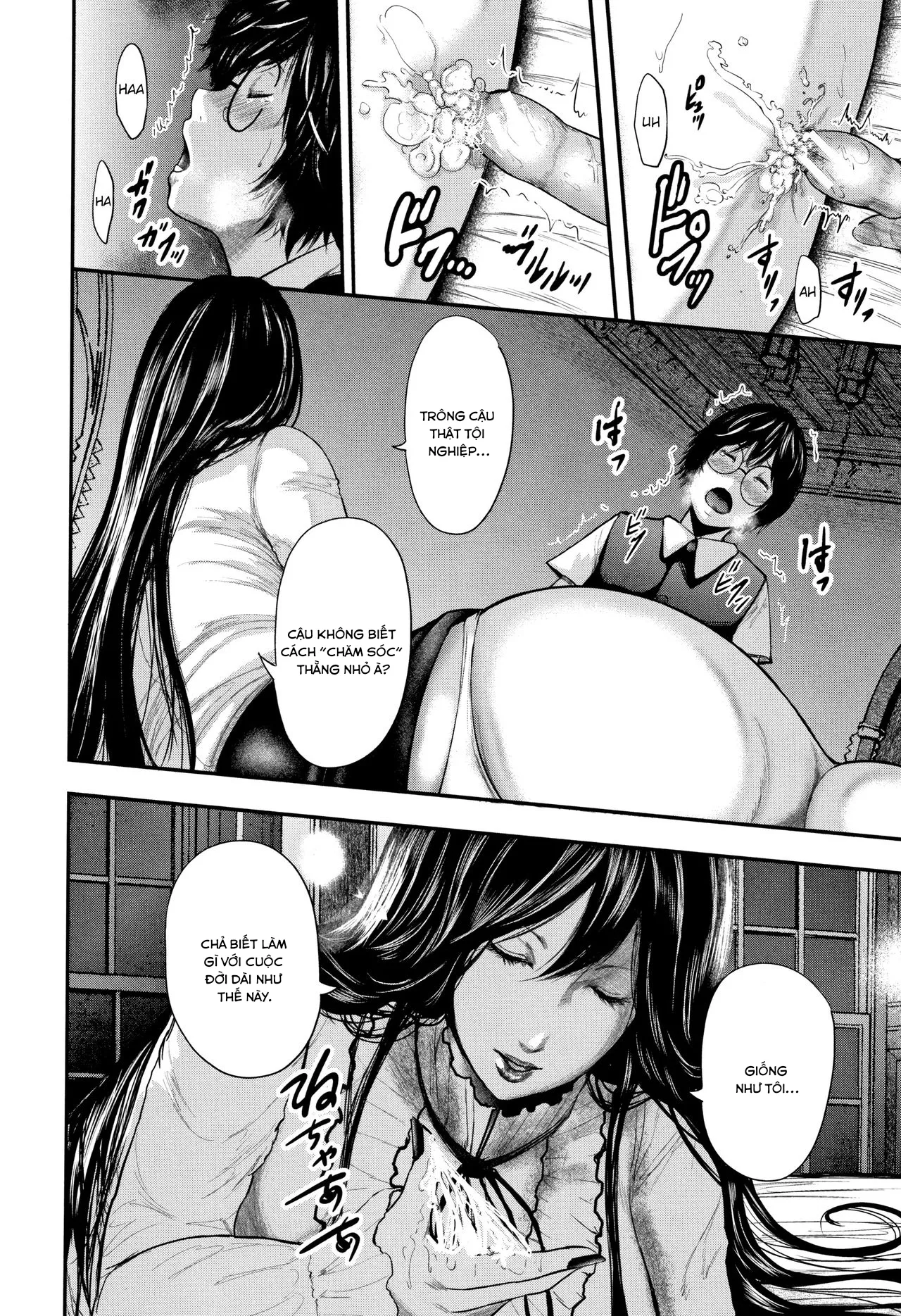 HentaiVN.net - Ảnh 11 - Sensei, mẹ thằng bạn và tôi [Boku to Sensei to Tomodachi no Mama] - Chap 6 End