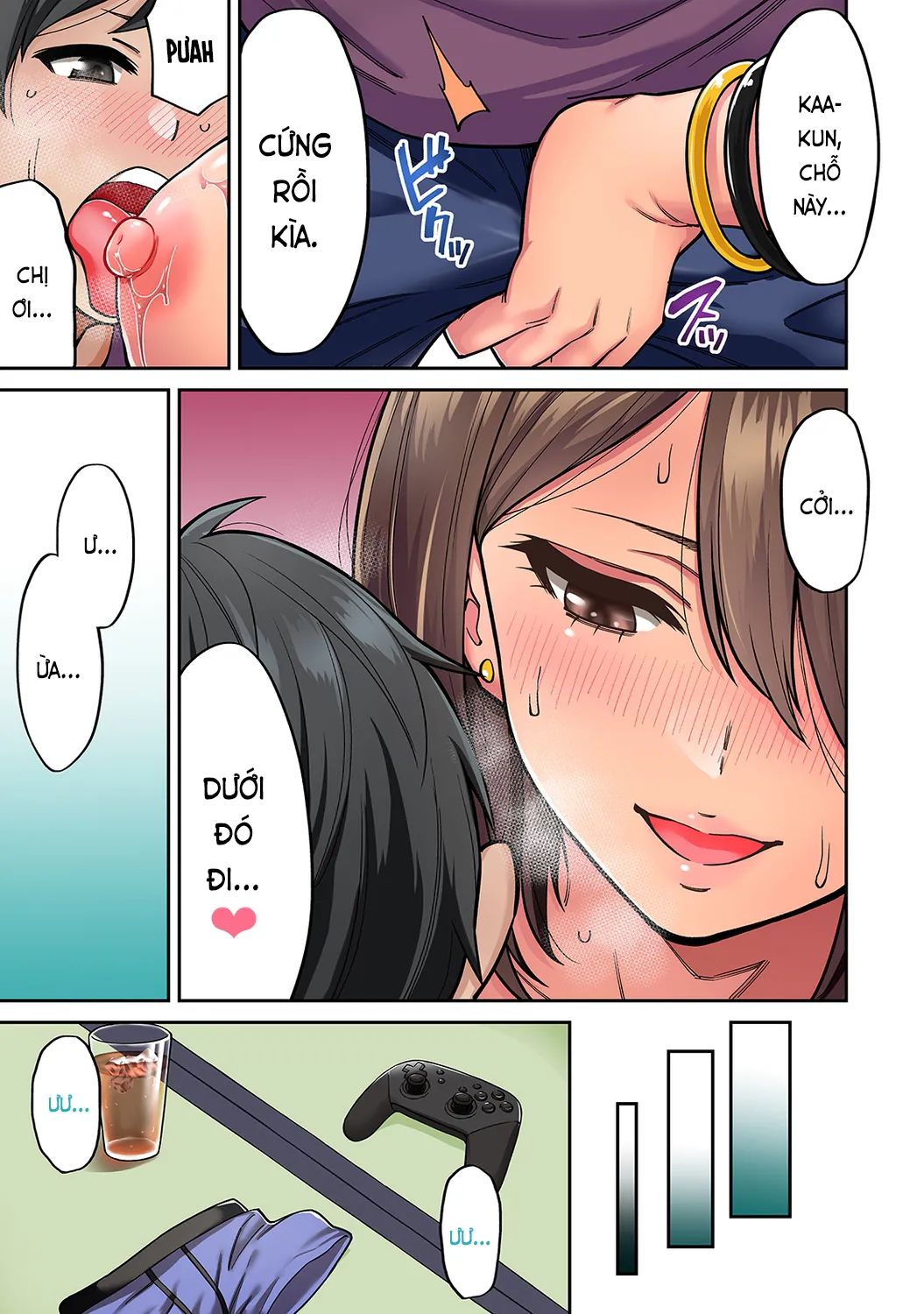 HentaiVN.net - Ảnh 11 - Người chị tôi thầm mến trở về trong bộ dạng gái lai Tây [Akogare no Nee-chan ga Gal ni Natte Kaette Kita Natsuyasumi; 憧れの姉ちゃんがギャルになって帰ってきた夏休み] - Ch. 2