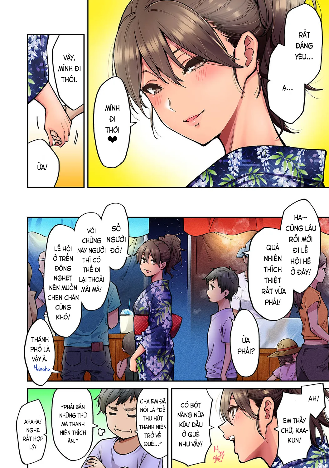 HentaiVN.net - Ảnh 3 - Người chị tôi thầm mến trở về trong bộ dạng gái lai Tây [Akogare no Nee-chan ga Gal ni Natte Kaette Kita Natsuyasumi; 憧れの姉ちゃんがギャルになって帰ってきた夏休み] - Ch.7 [Hết]