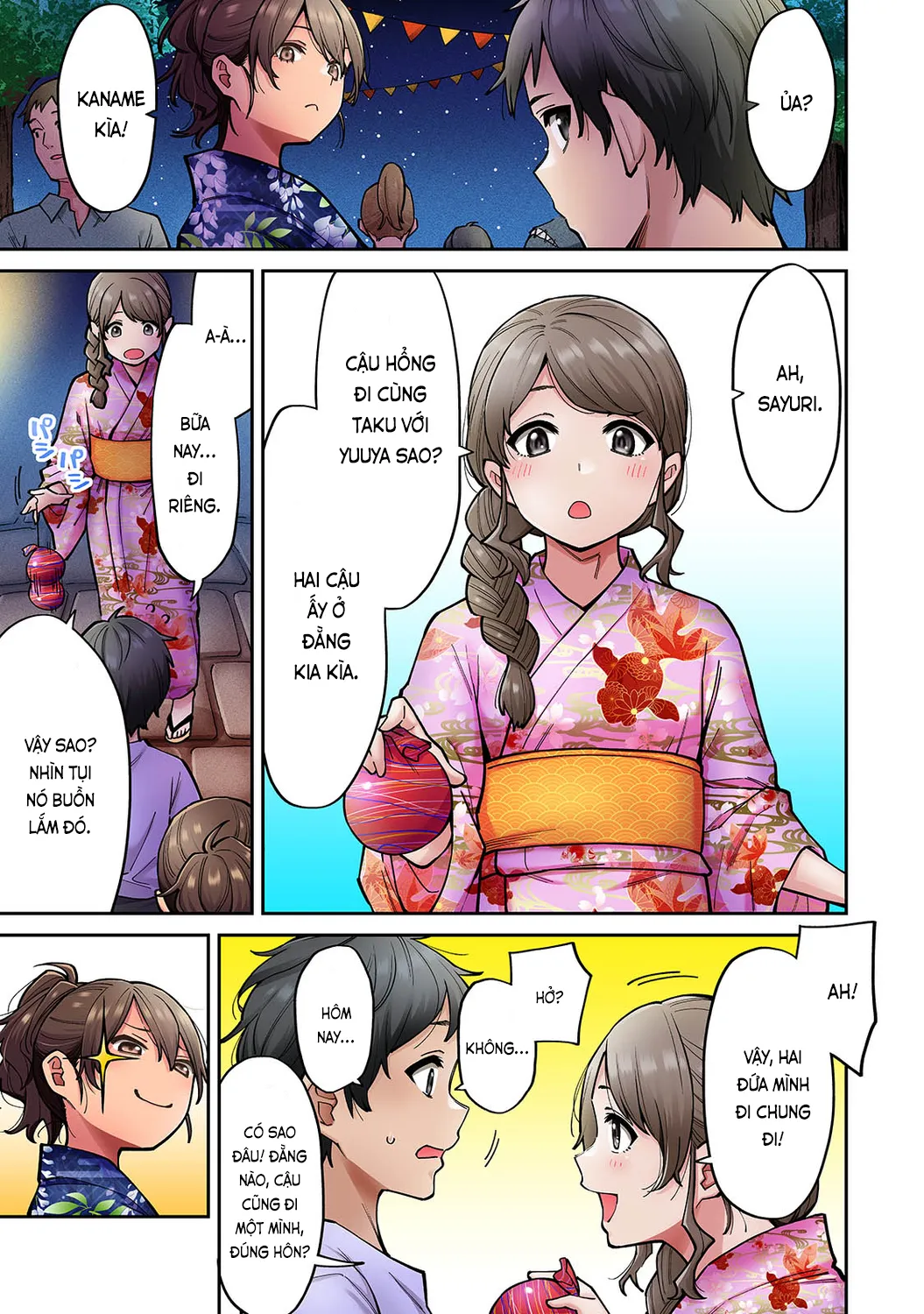 HentaiVN.net - Ảnh 4 - Người chị tôi thầm mến trở về trong bộ dạng gái lai Tây [Akogare no Nee-chan ga Gal ni Natte Kaette Kita Natsuyasumi; 憧れの姉ちゃんがギャルになって帰ってきた夏休み] - Ch.7 [Hết]