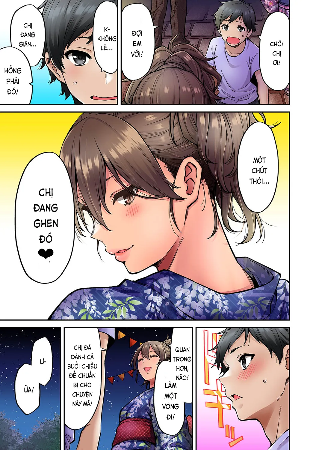 HentaiVN.net - Ảnh 6 - Người chị tôi thầm mến trở về trong bộ dạng gái lai Tây [Akogare no Nee-chan ga Gal ni Natte Kaette Kita Natsuyasumi; 憧れの姉ちゃんがギャルになって帰ってきた夏休み] - Ch.7 [Hết]
