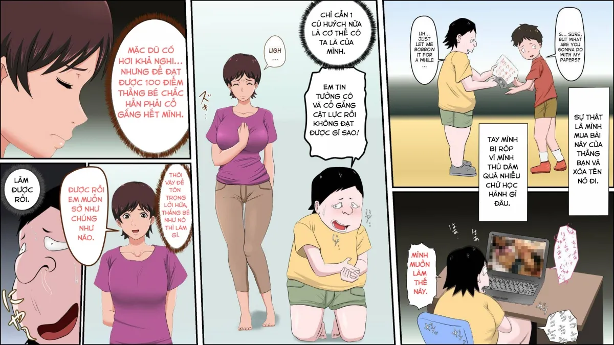 HentaiVN.net - Ảnh 11 - Gạ địt giáo viên [This Hot Housemom Is A Careless Teacher In The Best Way!] - Chap 1
