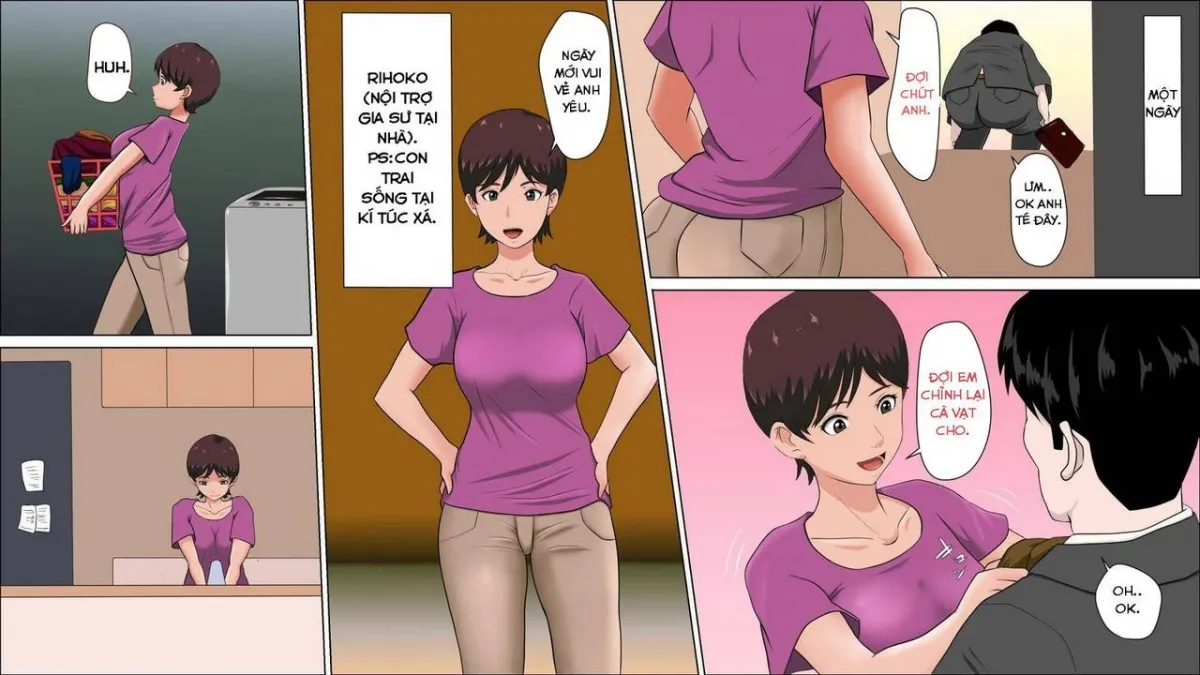 HentaiVN.net - Ảnh 3 - Gạ địt giáo viên [This Hot Housemom Is A Careless Teacher In The Best Way!] - Chap 1