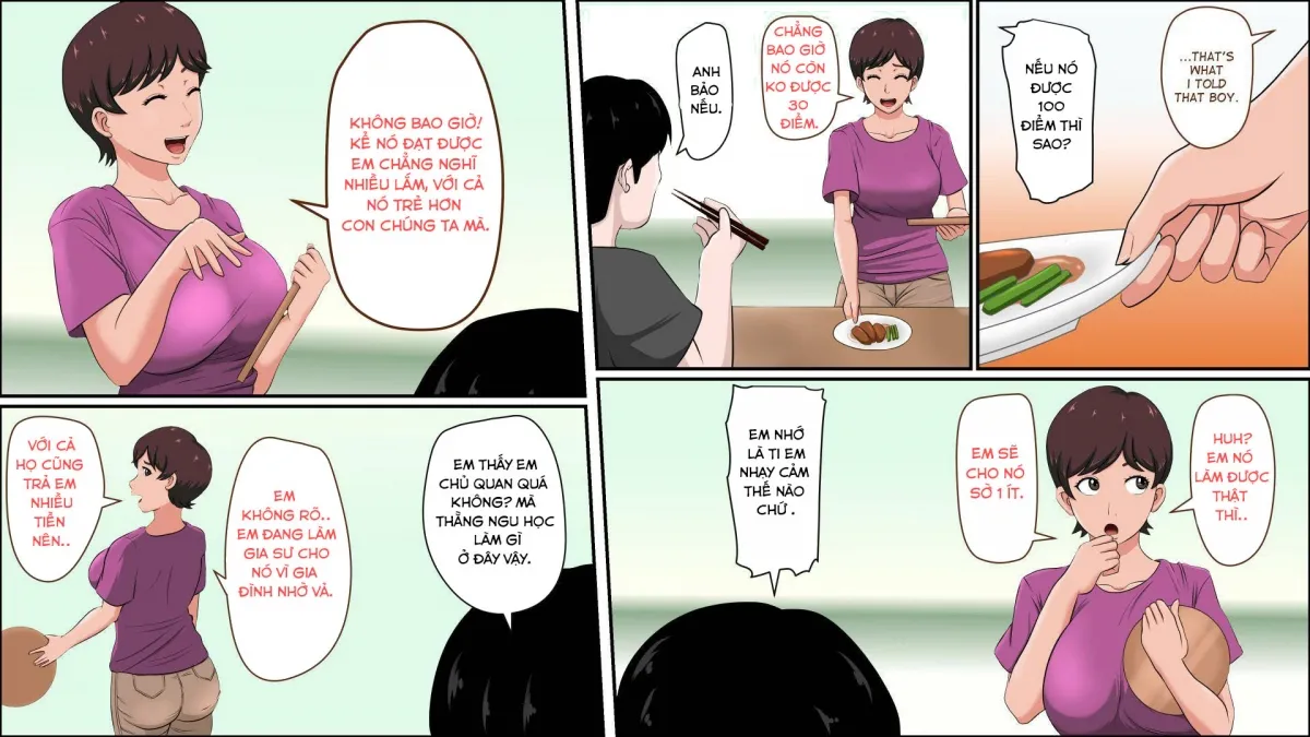 HentaiVN.net - Ảnh 7 - Gạ địt giáo viên [This Hot Housemom Is A Careless Teacher In The Best Way!] - Chap 1