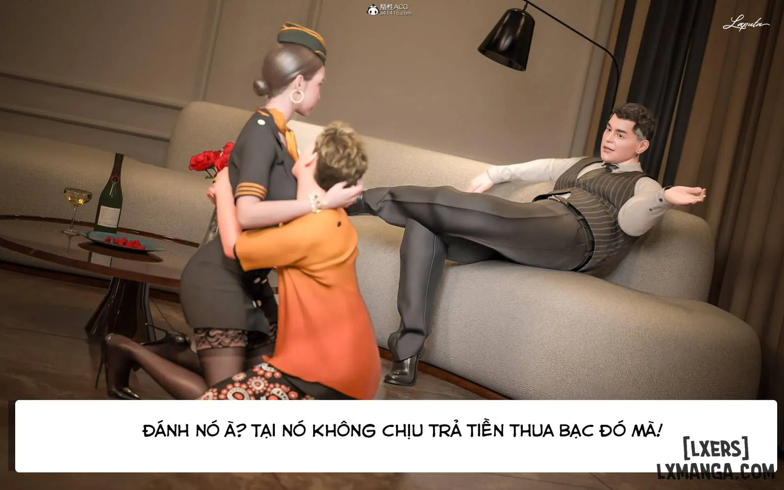HentaiVN.net - Ảnh 14 - Nhà hát ảo tưởng III: Nữ Tiếp Viên - Oneshot