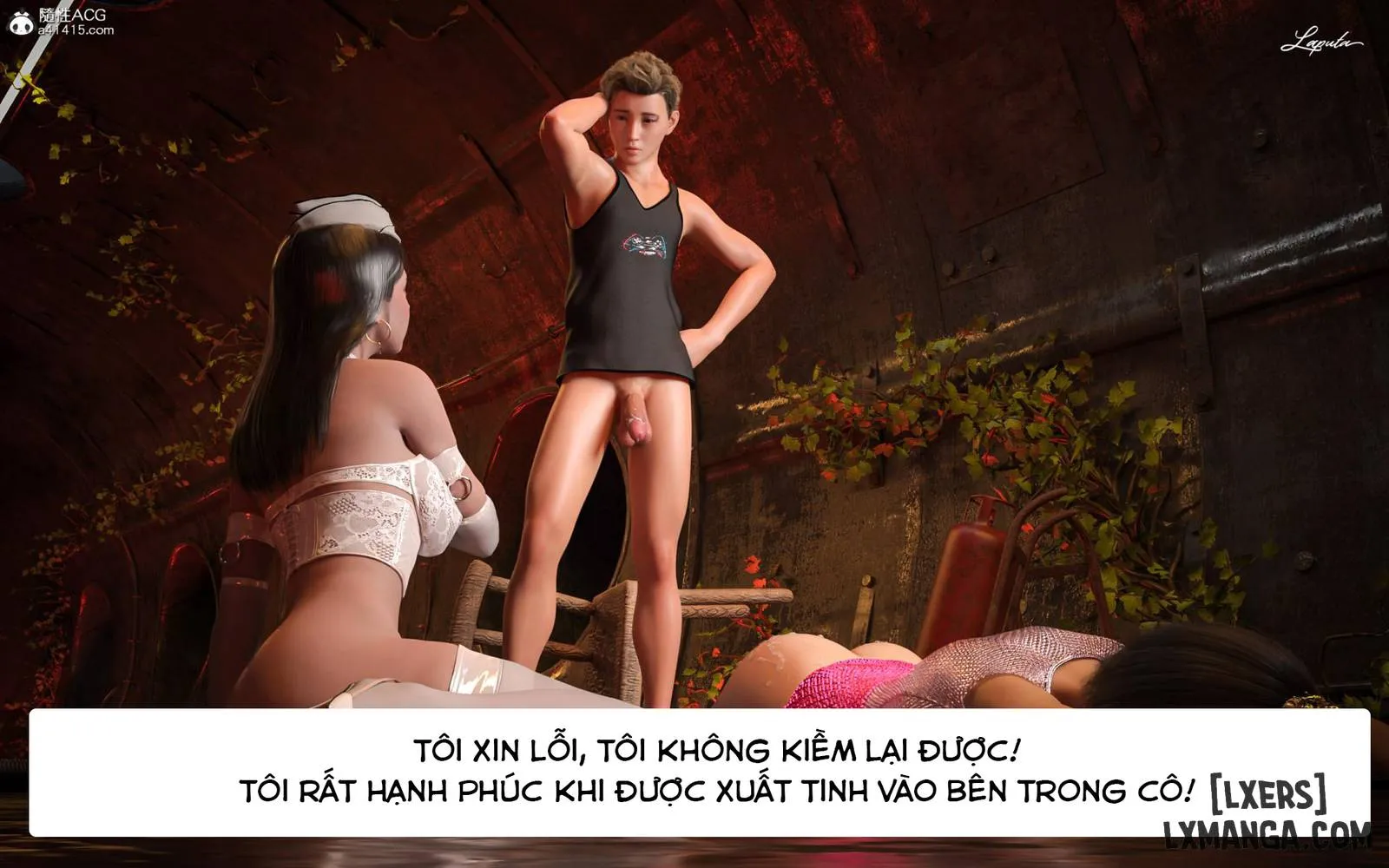 HentaiVN.net - Ảnh 146 - Nhà hát ảo tưởng III: Nữ Tiếp Viên - Oneshot