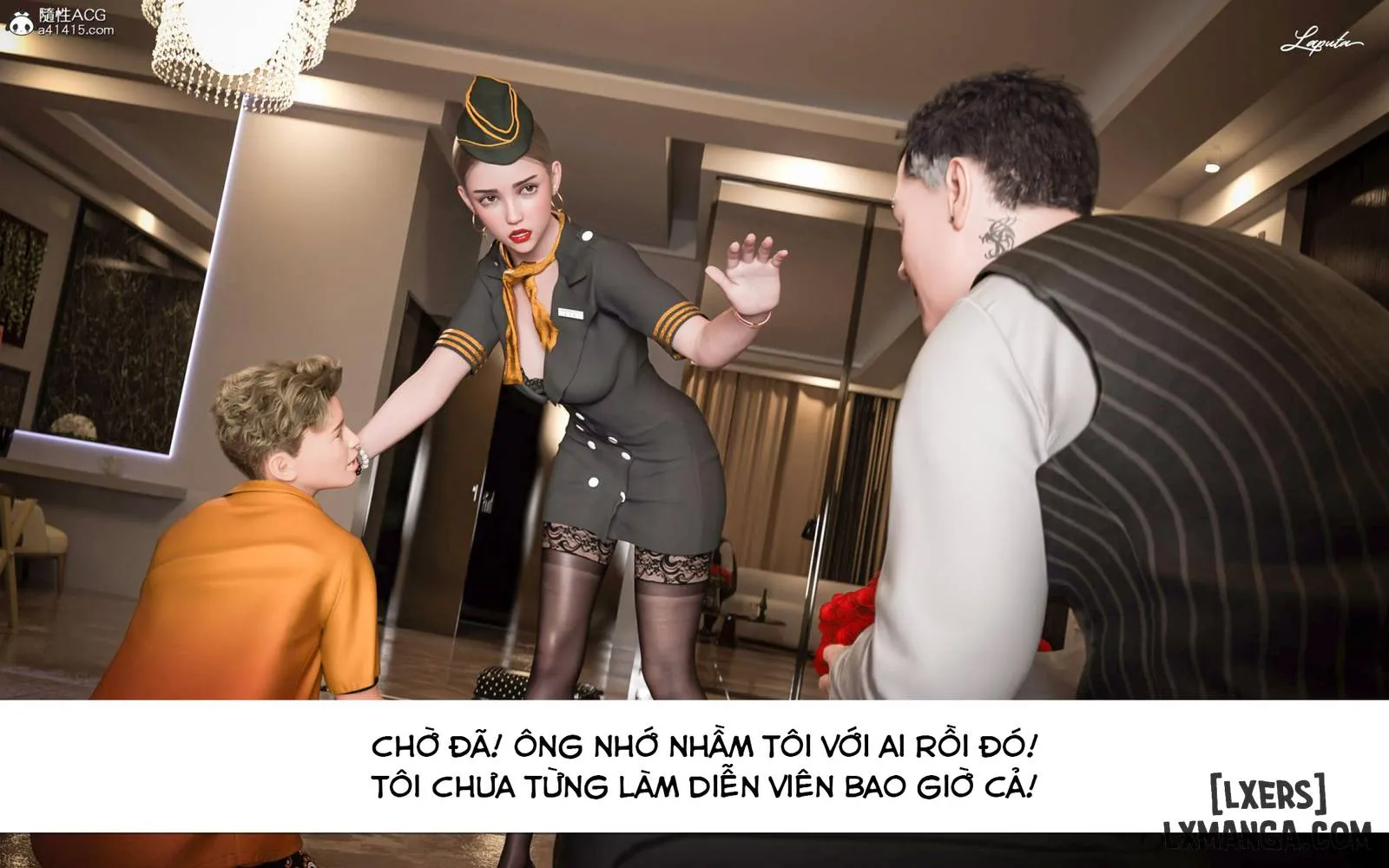 HentaiVN.net - Ảnh 20 - Nhà hát ảo tưởng III: Nữ Tiếp Viên - Oneshot