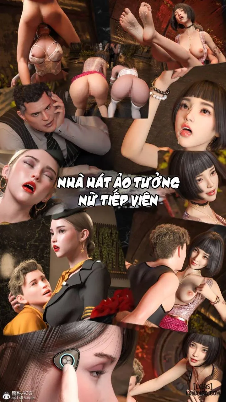 HentaiVN.net - Ảnh 203 - Nhà hát ảo tưởng III: Nữ Tiếp Viên - Oneshot