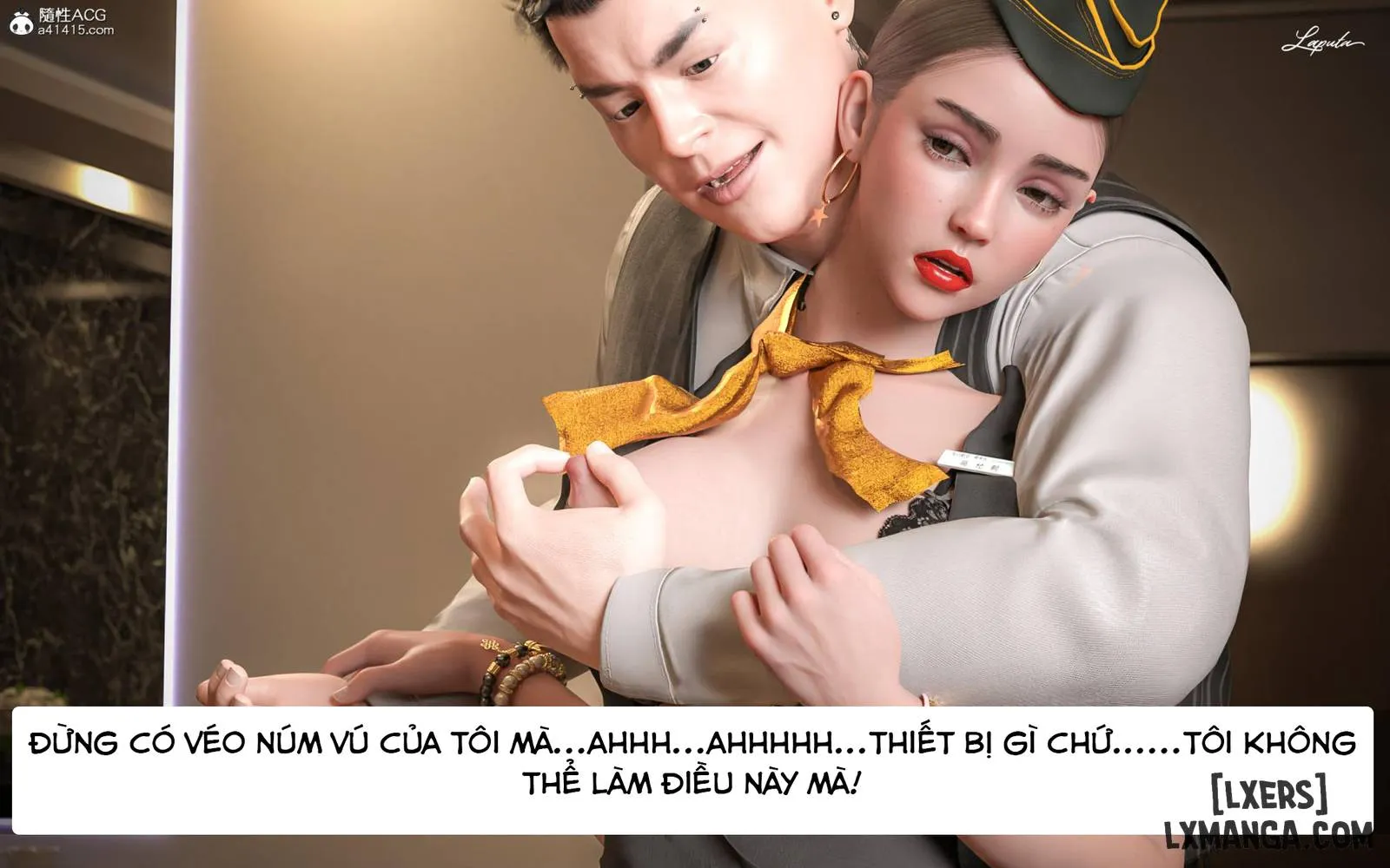 HentaiVN.net - Ảnh 23 - Nhà hát ảo tưởng III: Nữ Tiếp Viên - Oneshot
