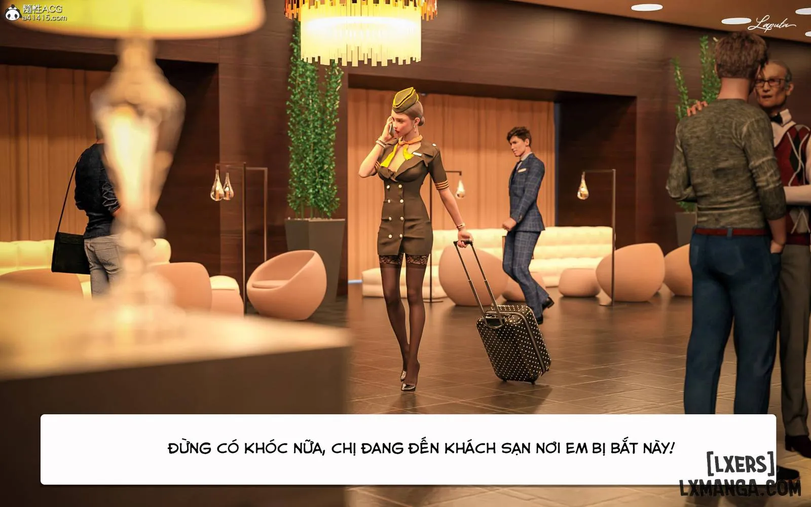 HentaiVN.net - Ảnh 3 - Nhà hát ảo tưởng III: Nữ Tiếp Viên - Oneshot