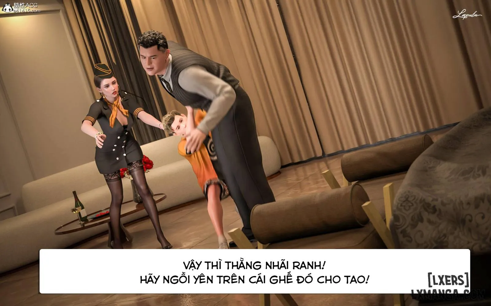 HentaiVN.net - Ảnh 35 - Nhà hát ảo tưởng III: Nữ Tiếp Viên - Oneshot