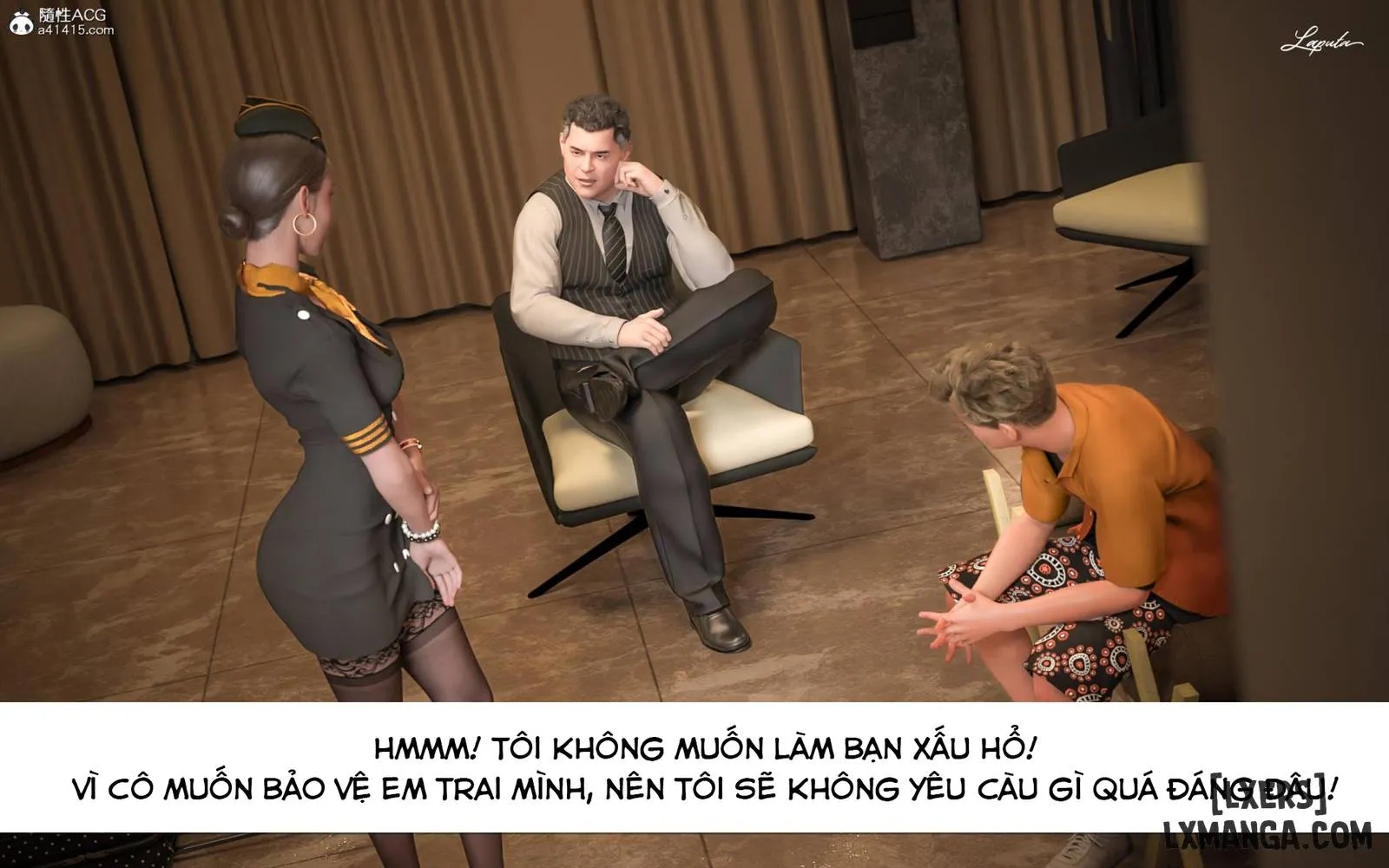 HentaiVN.net - Ảnh 36 - Nhà hát ảo tưởng III: Nữ Tiếp Viên - Oneshot