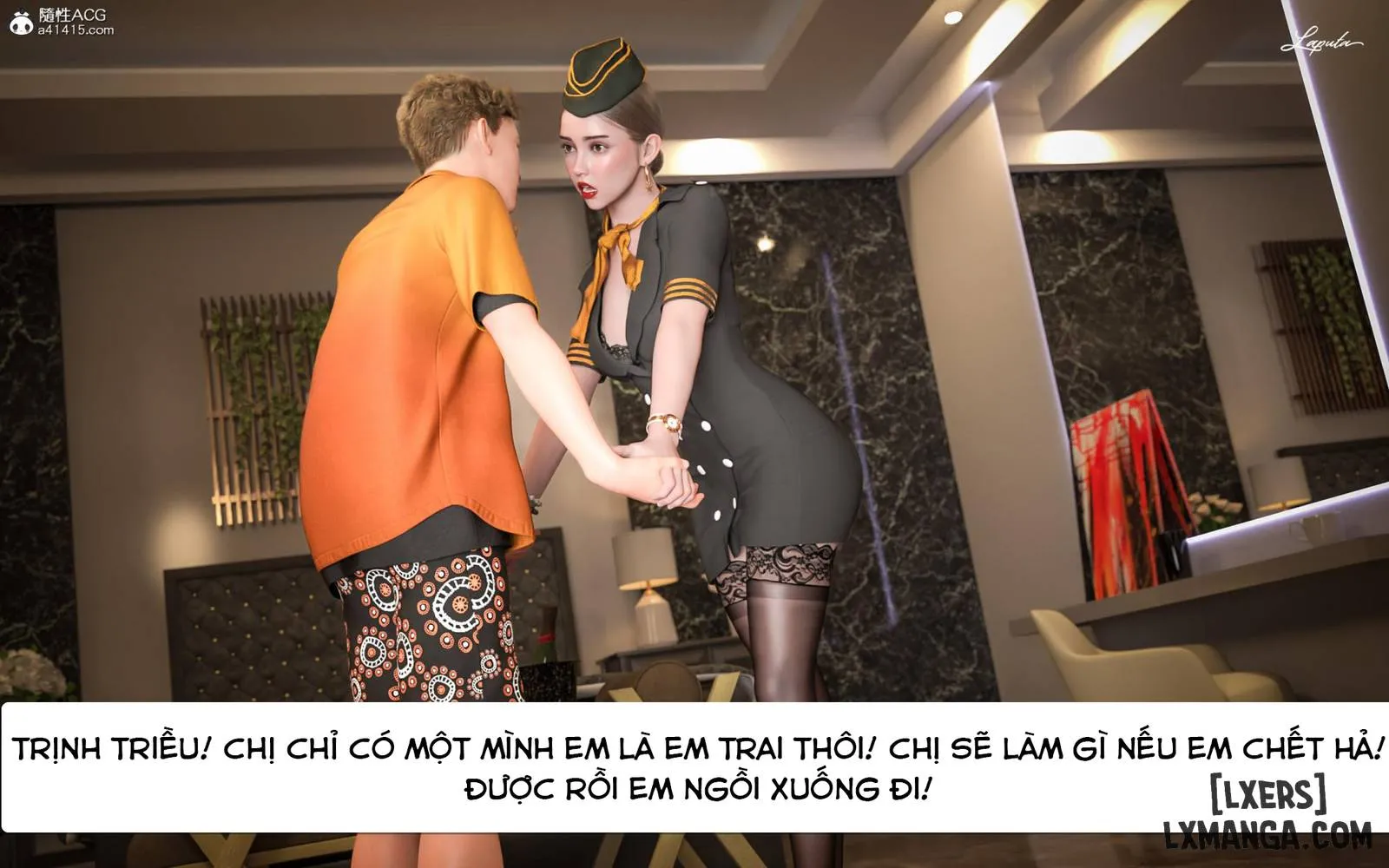 HentaiVN.net - Ảnh 40 - Nhà hát ảo tưởng III: Nữ Tiếp Viên - Oneshot