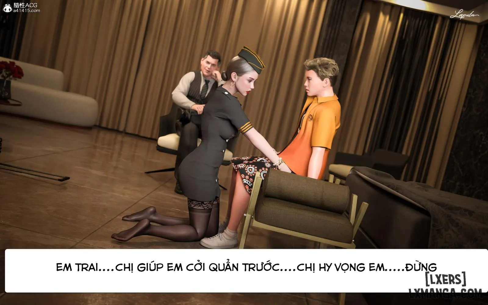 HentaiVN.net - Ảnh 46 - Nhà hát ảo tưởng III: Nữ Tiếp Viên - Oneshot