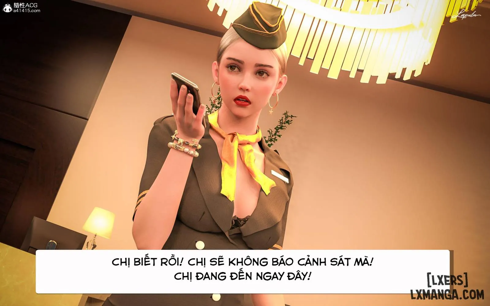 HentaiVN.net - Ảnh 5 - Nhà hát ảo tưởng III: Nữ Tiếp Viên - Oneshot