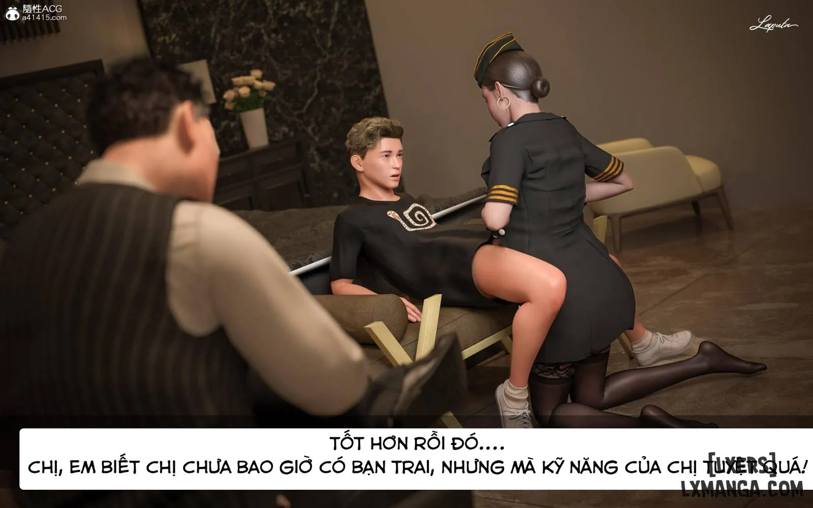 HentaiVN.net - Ảnh 52 - Nhà hát ảo tưởng III: Nữ Tiếp Viên - Oneshot