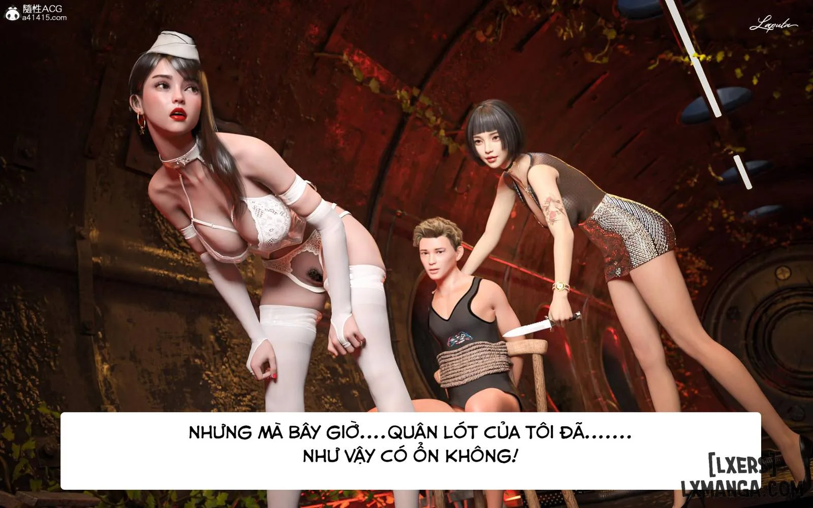 HentaiVN.net - Ảnh 89 - Nhà hát ảo tưởng III: Nữ Tiếp Viên - Oneshot
