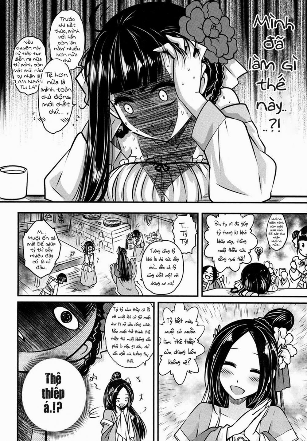 HentaiVN.net - Ảnh 23 - Hyakkasou Gejo Botan no Yuuutsu [Ngọc hoa mẫu đơn] - Oneshot